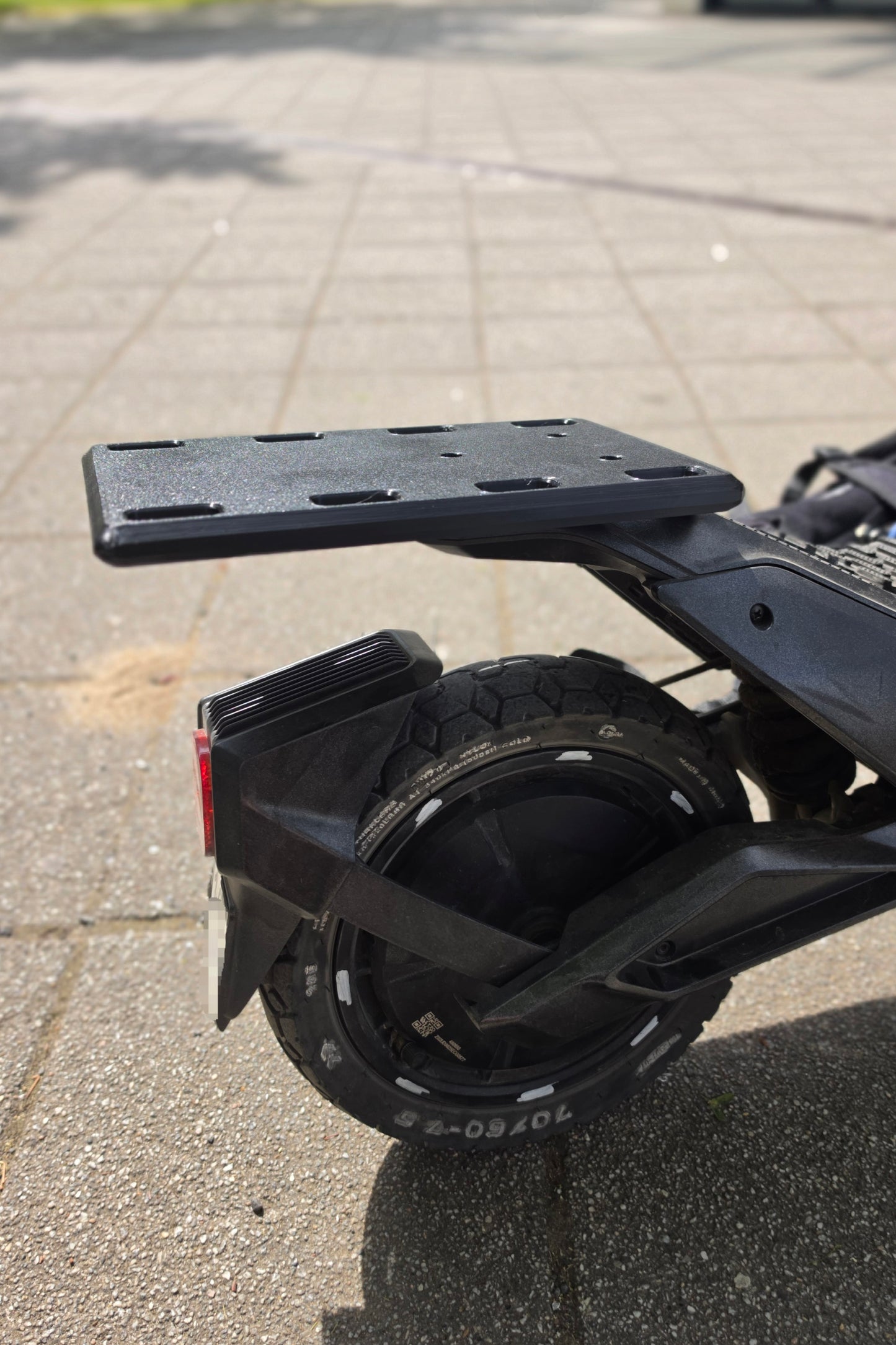 Gepäckträger für Segway ZT3 Pro E-Scooter | MIK-System Kompatibel | PETG Heckträger | Optional mit Action-Cam Halterung