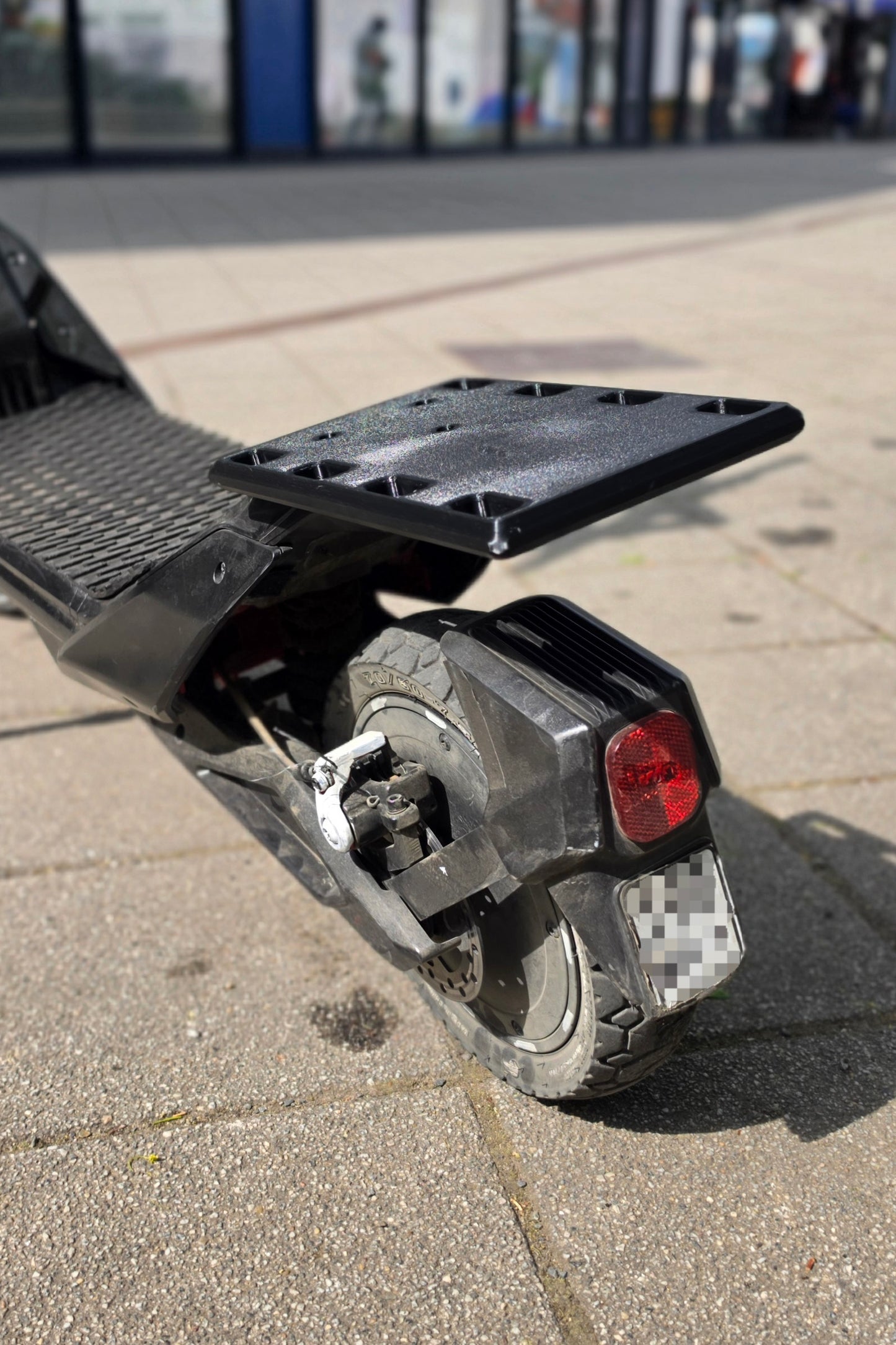 Gepäckträger für Segway ZT3 Pro E-Scooter | MIK-System Kompatibel | PETG Heckträger | Optional mit Action-Cam Halterung