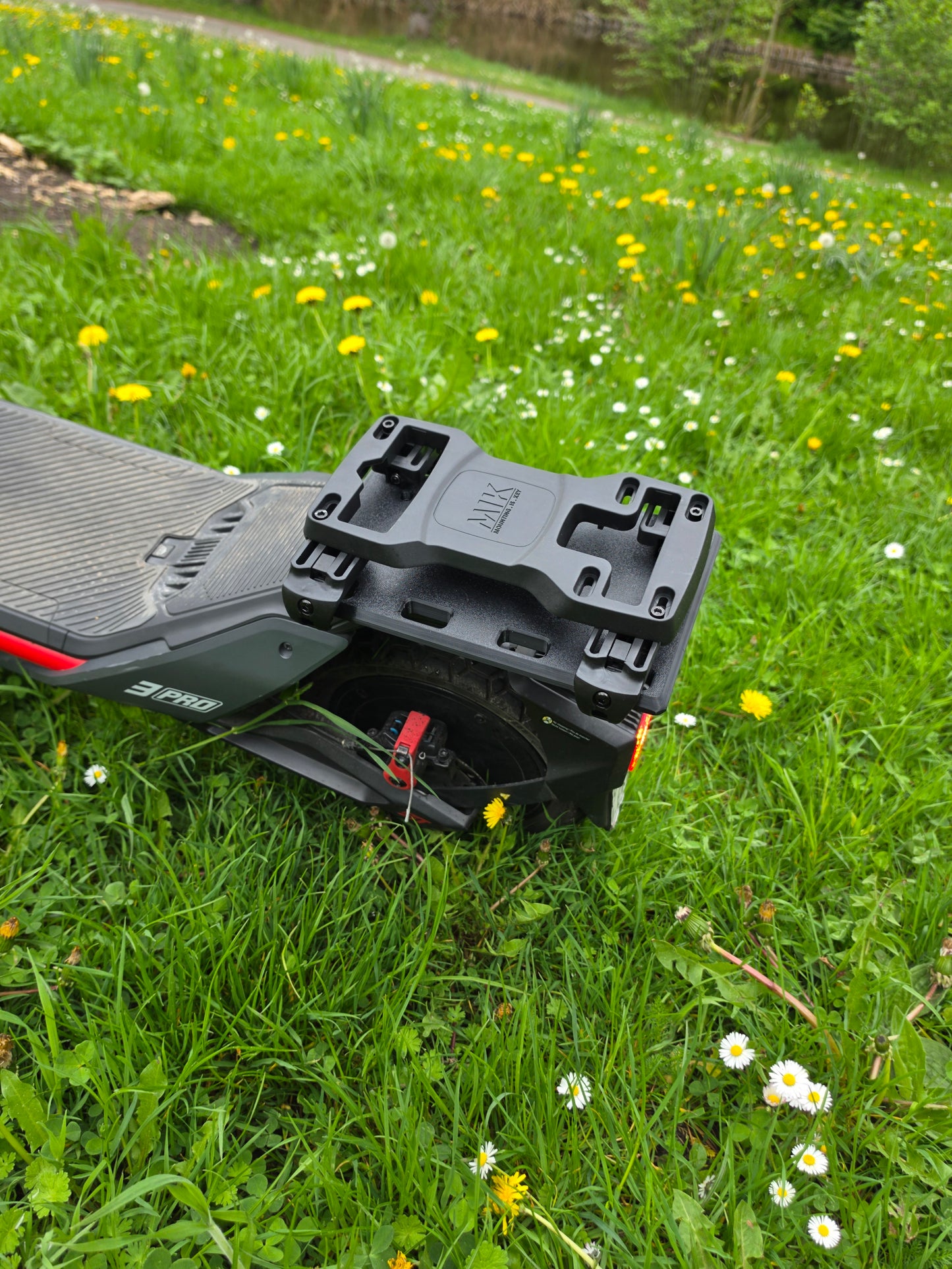 Gepäckträger für Segway ZT3 Pro E-Scooter | MIK-System Kompatibel | PETG Heckträger | Optional mit Action-Cam Halterung