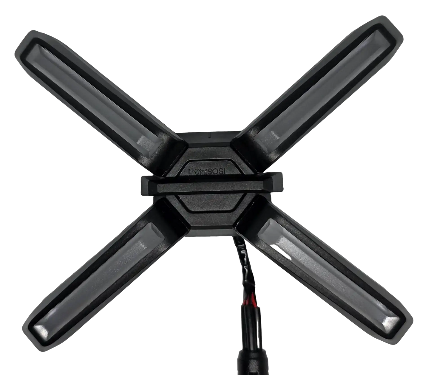 Universal X-Licht Komplett-Set für E-Scooter | Funk-Fernbedienung & Halterung (ZT3, Max G3, G2, uvm.) - Rund (Standard)