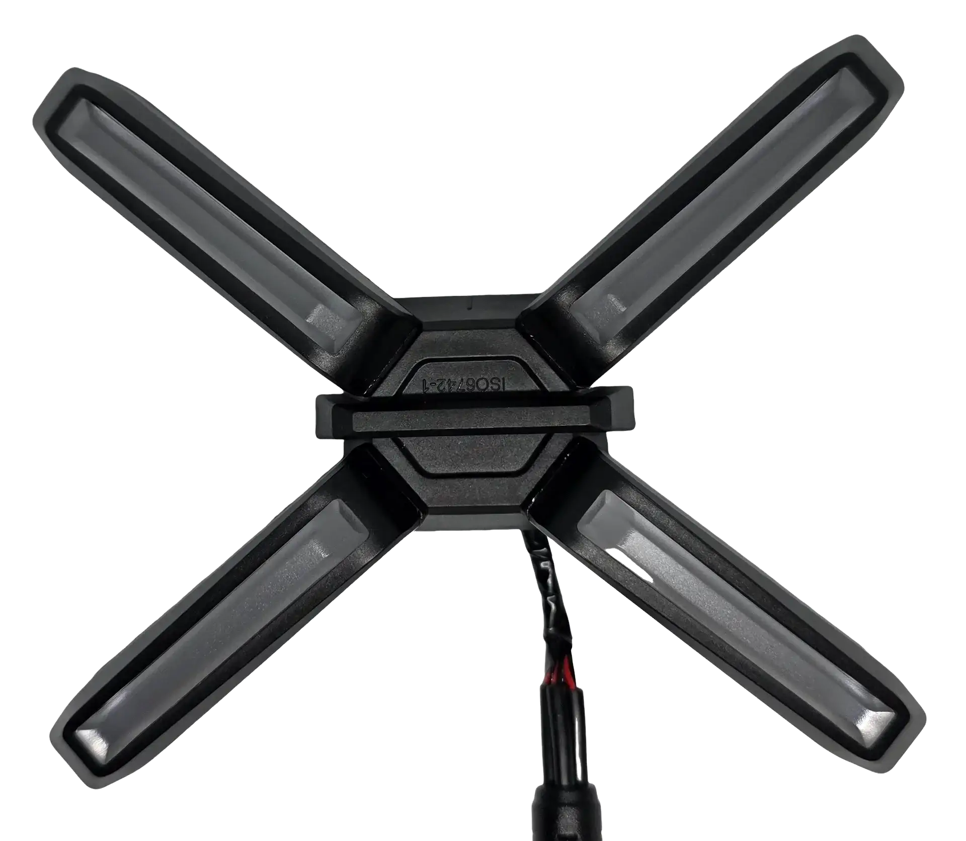 Universal X-Licht Komplett-Set für E-Scooter | Funk-Fernbedienung & Halterung (ZT3, Max G3, G2, uvm.) - Rund (Standard)
