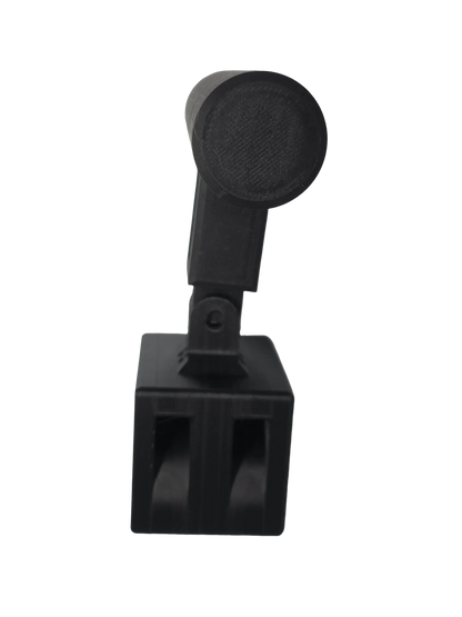 Universal E-Scooter Zubehör-Bar (Breit) | Halterung für LED-Bars & Fahrradlichter (Ninebot ZT3, Max G3/G2) - Rund (Standard)