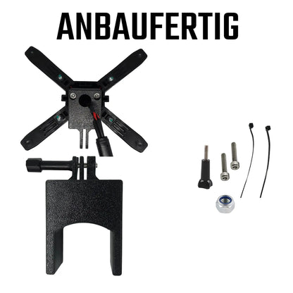Universal X-Licht Halterung (Nur 3D-Druck) | Maker-Basis für Ninebot ZT3, Max G3, G2 & Xiaomi - Eckig