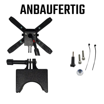 Universal X-Licht Halterung (Nur 3D-Druck) | Maker-Basis für Ninebot ZT3, Max G3, G2 & Xiaomi - Rund (Standard)