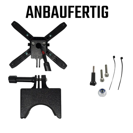 Universal X-Licht Halterung (Nur 3D-Druck) | Maker-Basis für Ninebot ZT3, Max G3, G2 & Xiaomi - Rund (Standard)