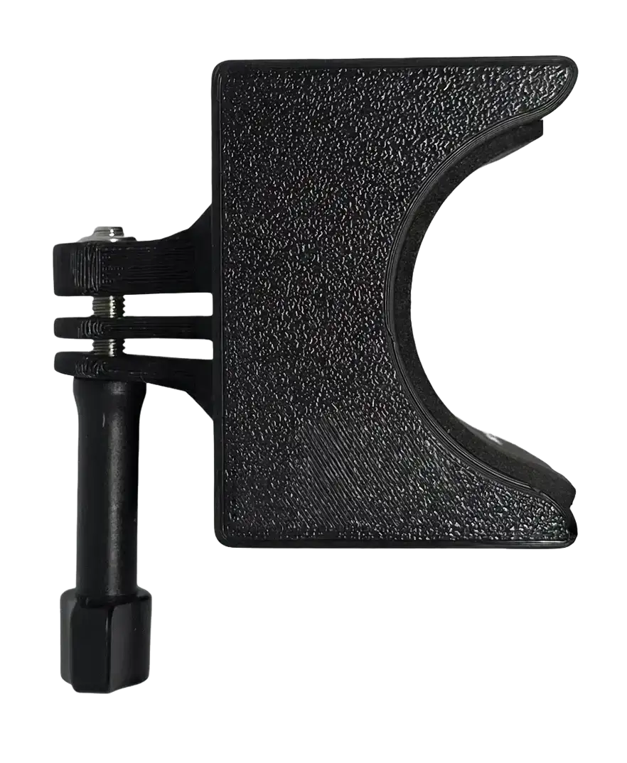 Ersatz-Rohrhalterung (Rund & Eckig) | Basis-Mount mit Action-Cam Aufnahme für E-Scooter - Rund (Standard)