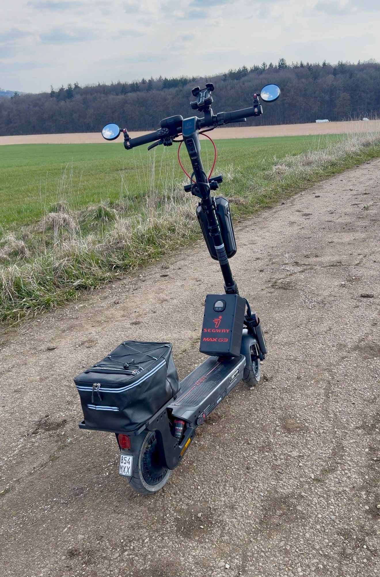 Zinßer x Pandapolygon Bundle | High-End Gepäckträger & X-Licht Set für Segway Max G3