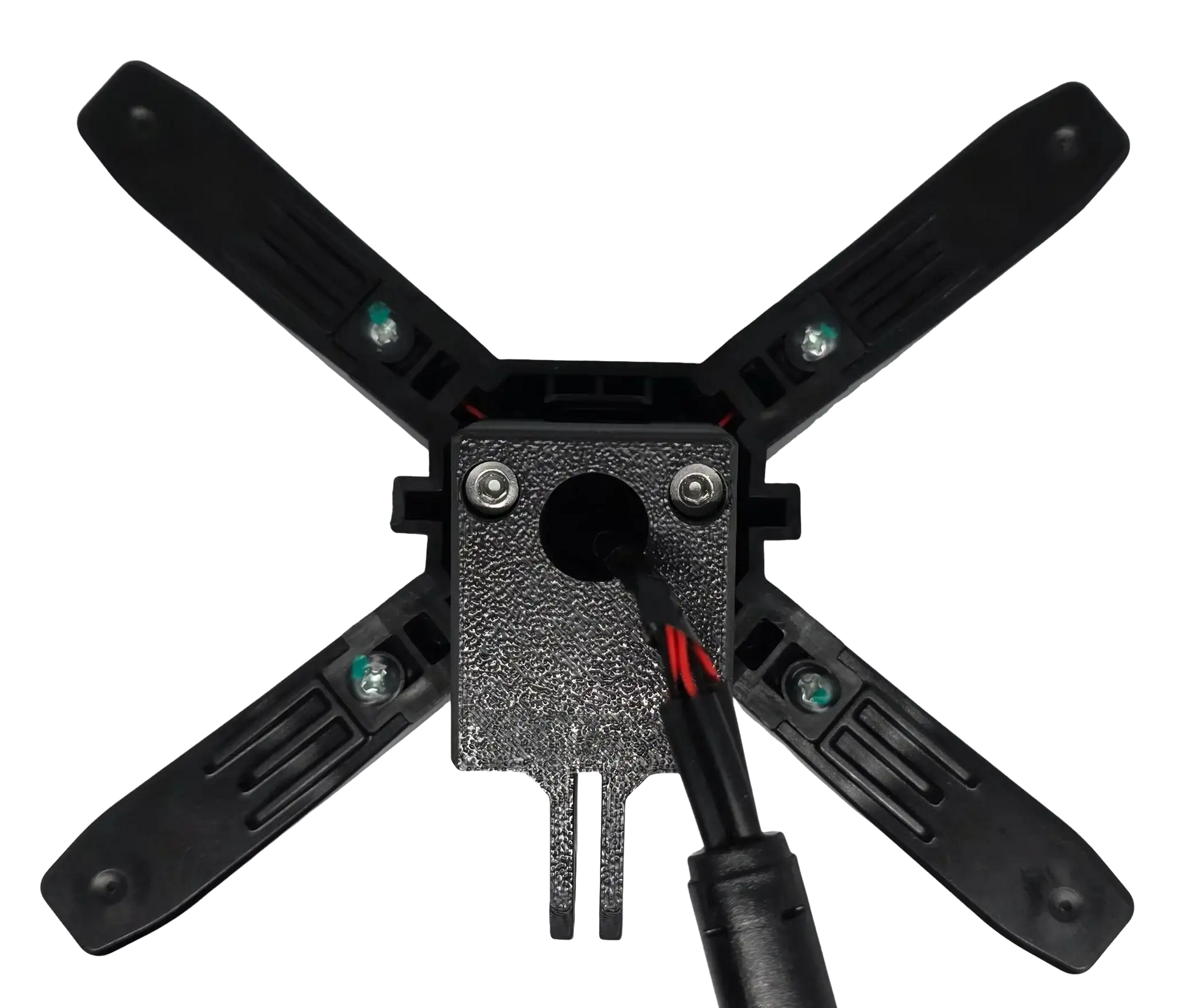 Universal X-Licht Halterung (Nur 3D-Druck) | Maker-Basis für Ninebot ZT3, Max G3, G2 & Xiaomi - Rund (Standard)