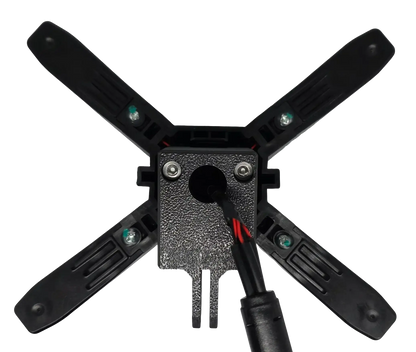 Universal X-Licht Halterung (Nur 3D-Druck) | Maker-Basis für Ninebot ZT3, Max G3, G2 & Xiaomi - Rund (Standard)