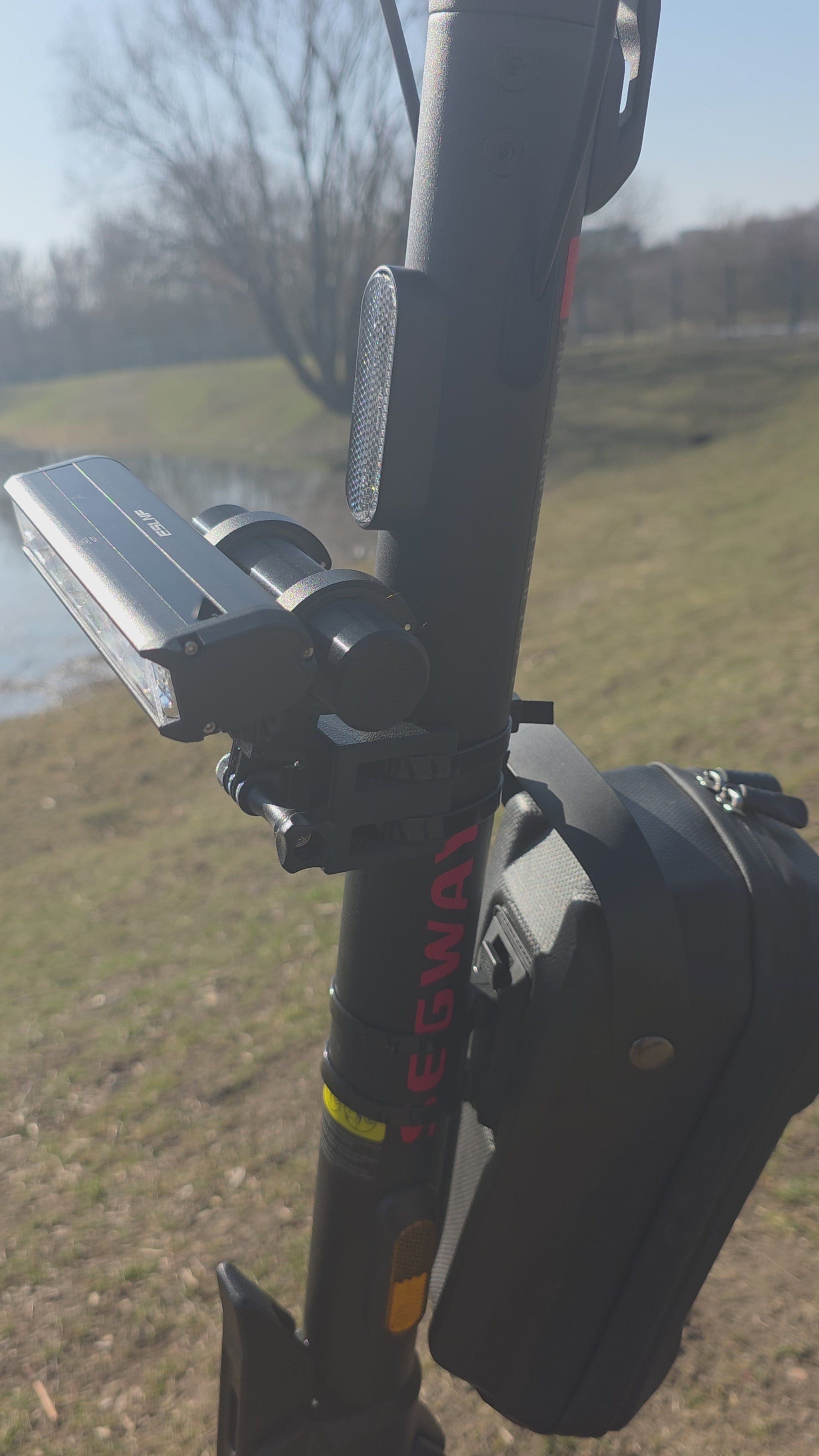 Licht Halterung Escooter LED Bar Fahrradlicht