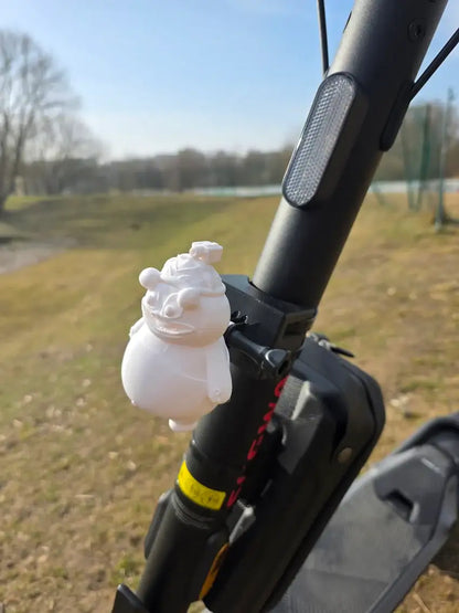 Limited Panda-Buddy | Das offizielle Pandapolygon Maskottchen (Action-Mount Aufsatz) - Weiß
